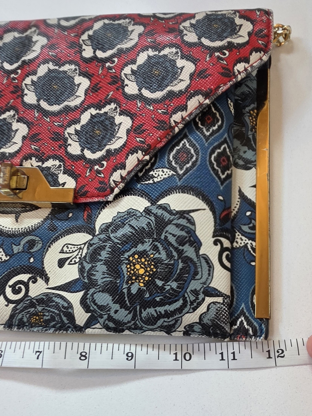 ALDO - Vintage Scaldasole Envelope Clutch/Crossbody Purse - Picture 14 of 16
